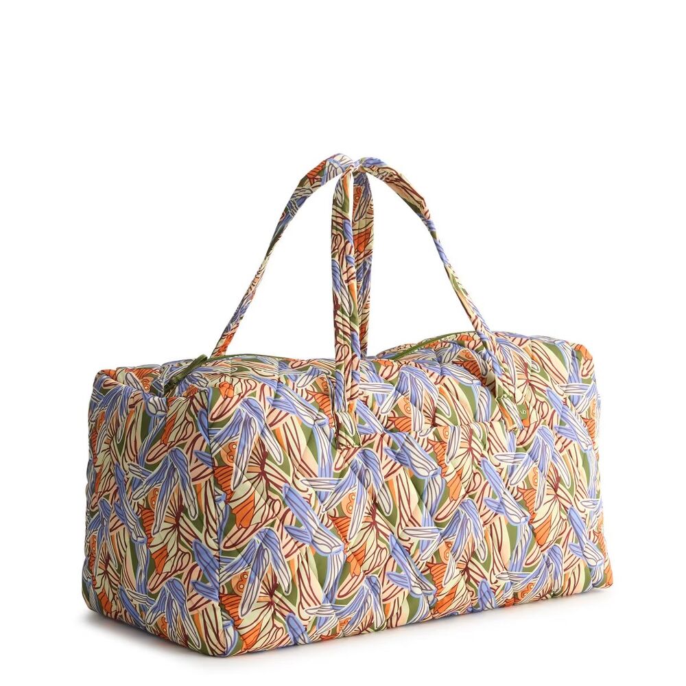 Vera Bradley Large Travel Duffel Bag  Dragonfly- NWT - Picture 2 of 5